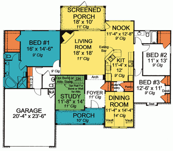 Main Floor Plan: 11-302