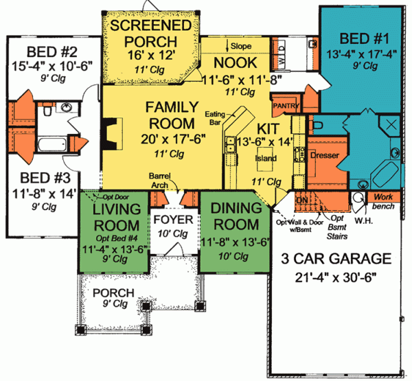 Main Floor Plan: 11-307