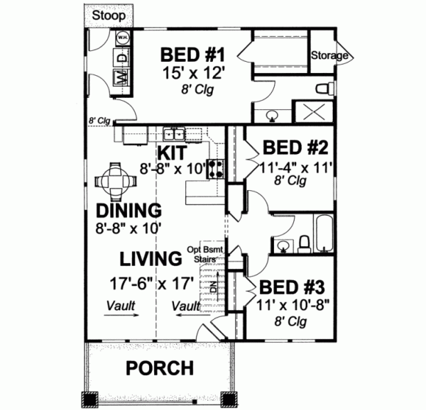 Main Floor Plan: 11-308