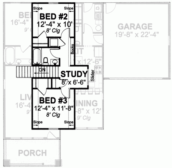 Upper/Second Floor Plan: 11-311