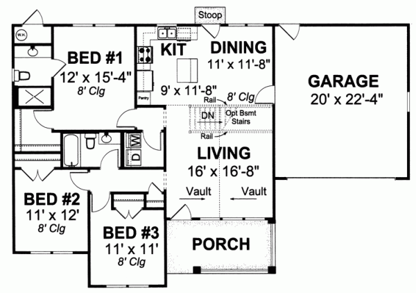 Main Floor Plan: 11-315