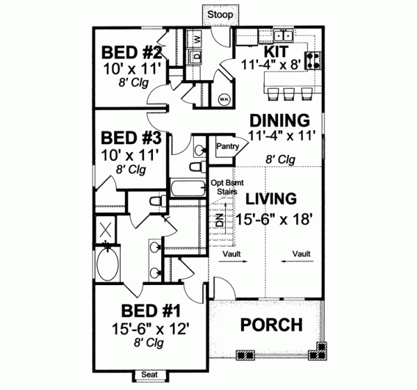 Main Floor Plan: 11-316