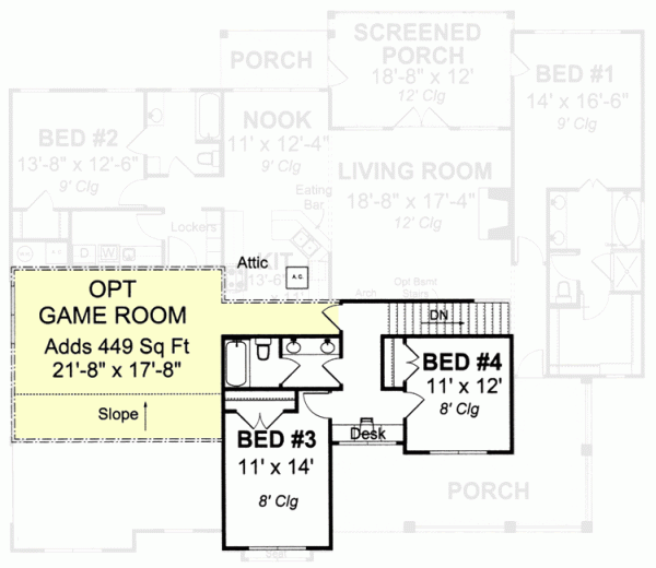 Upper/Second Floor Plan: 11-321