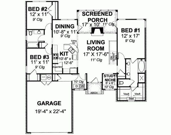 Main Floor Plan: 11-322