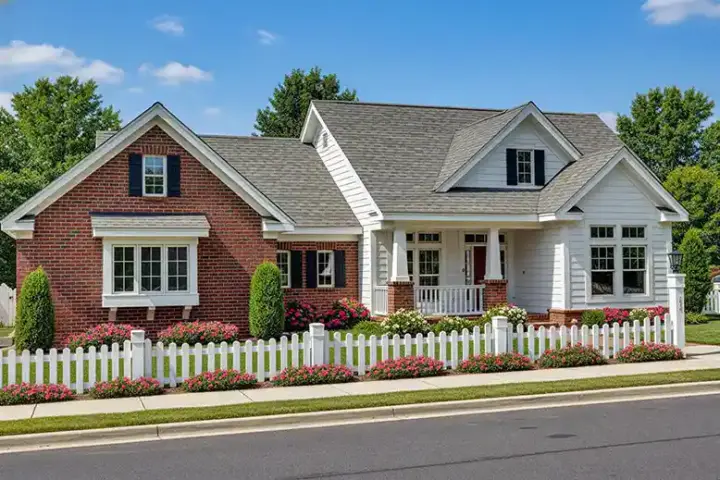 Traditional house plans 11-323 - front exterior, 1,997 sq ft, 4 bed, 2 bath house plans | Monster House Plans