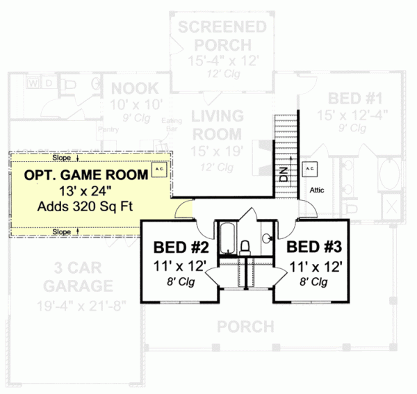 Upper/Second Floor Plan: 11-326
