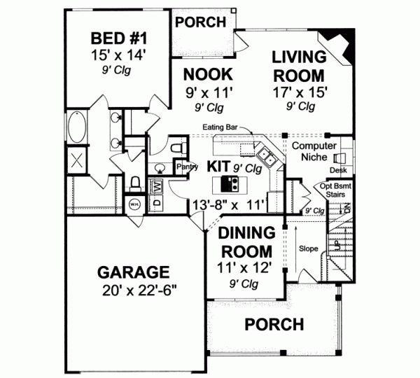 Main Floor Plan: 11-327