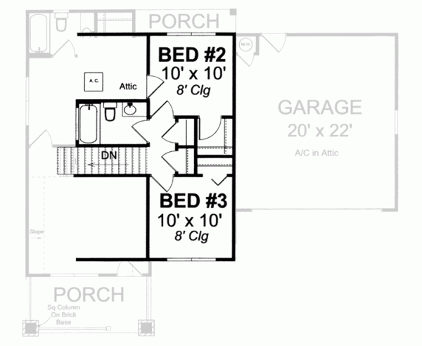 Upper/Second Floor Plan: 11-329