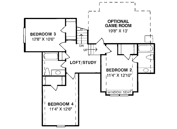 Upper/Second Floor Plan: 11-334