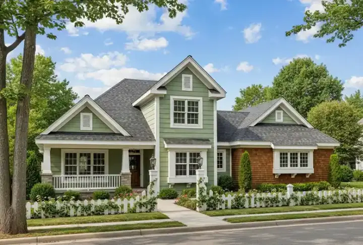 Craftsman house plans 11-336 - front exterior, 2,190 sq ft, 3 bed, 2 bath house plans | Monster House Plans