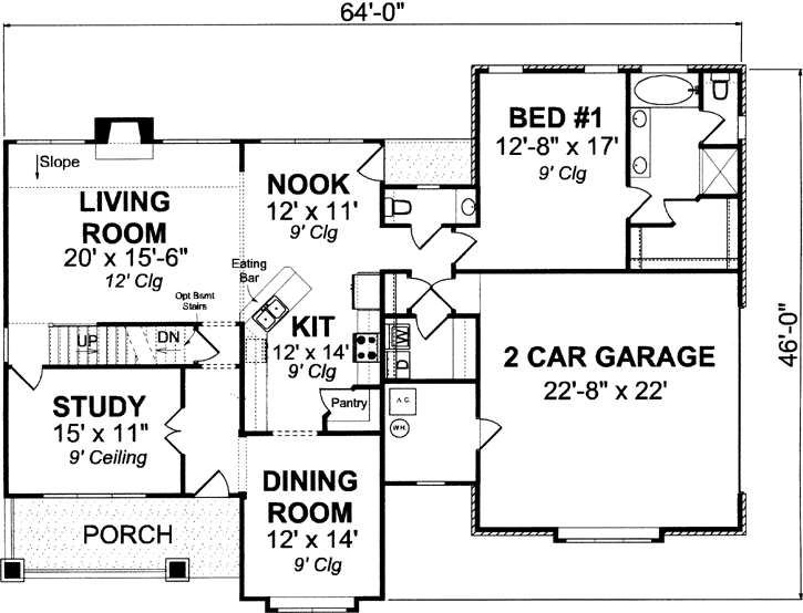 Main Floor Plan: 11-336