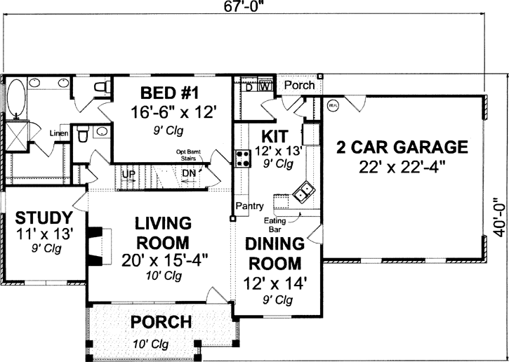 Main Floor Plan: 11-337
