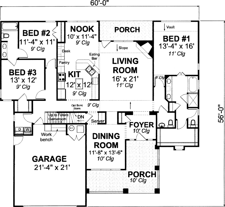 Main Floor Plan: 11-340