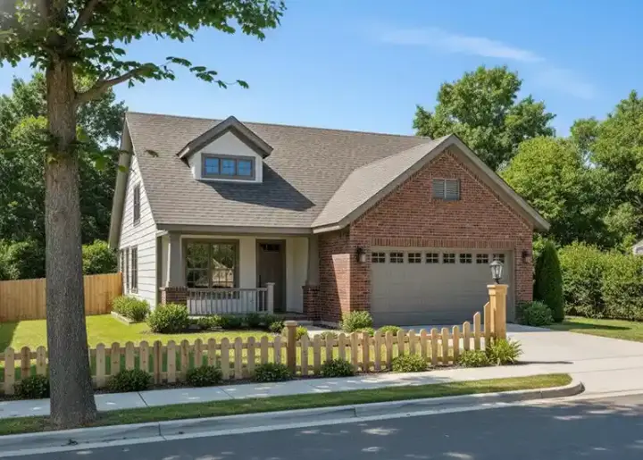 Traditional house plans 11-342 - front exterior, 1,460 sq ft, 3 bed, 2 bath house plans | Monster House Plans