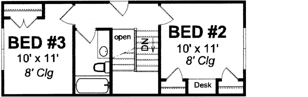 Upper/Second Floor Plan: 11-342