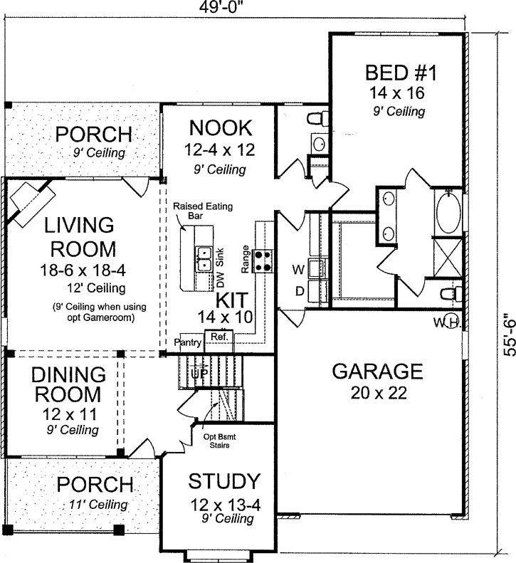 Main Floor Plan: 11-344