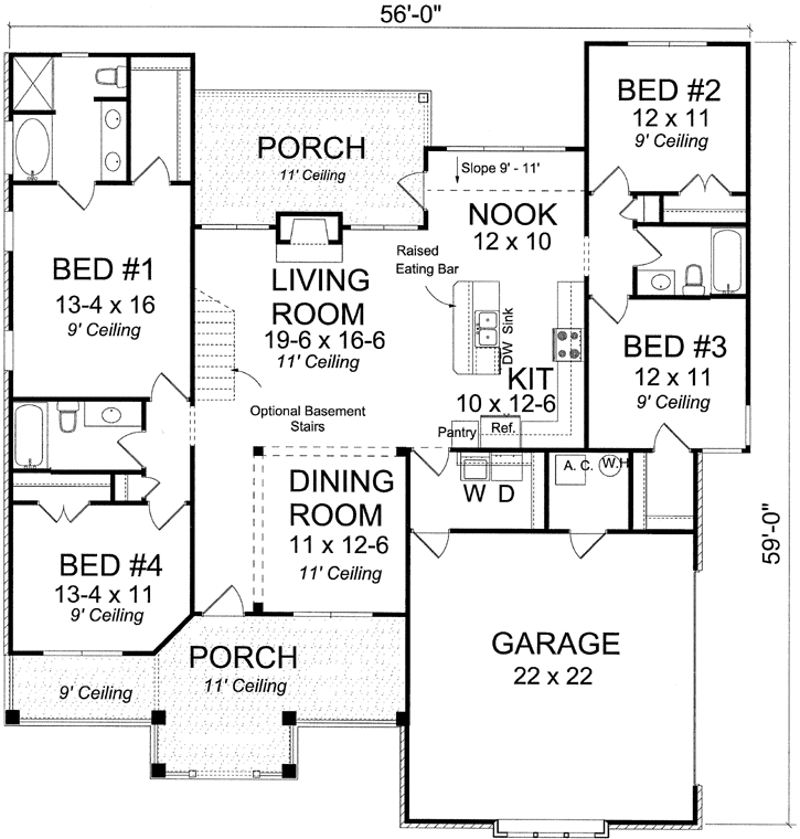 Main Floor Plan: 11-349