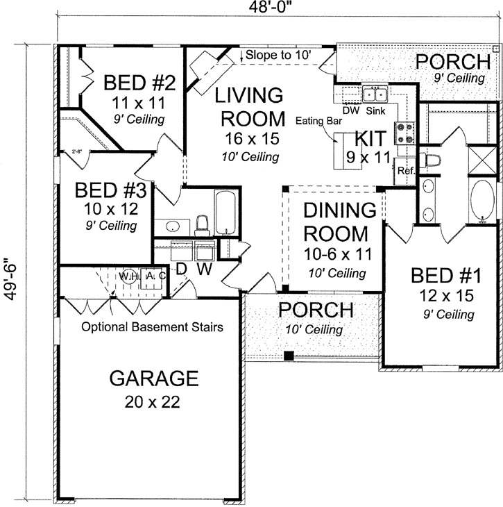 Main Floor Plan: 11-351