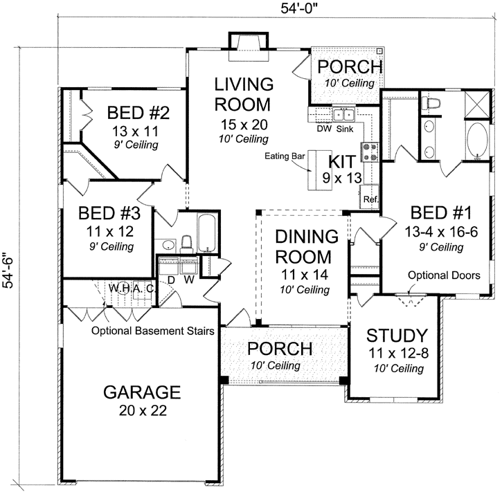Main Floor Plan: 11-352