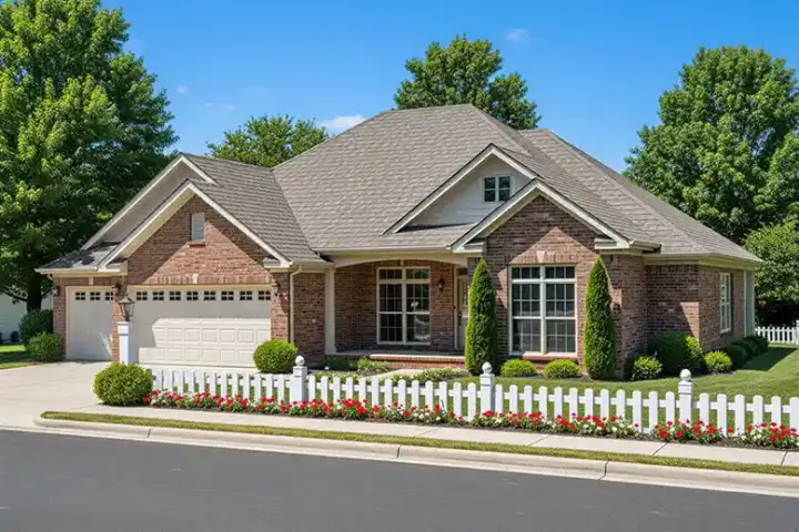 Traditional house plans 11-353 - front exterior, 1,975 sq ft, 3 bed, 2 bath house plans | Monster House Plans