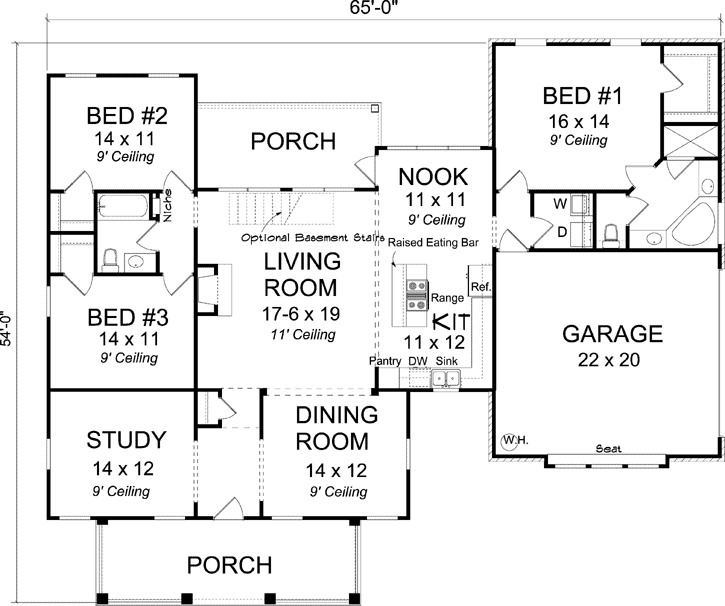 Main Floor Plan: 11-358