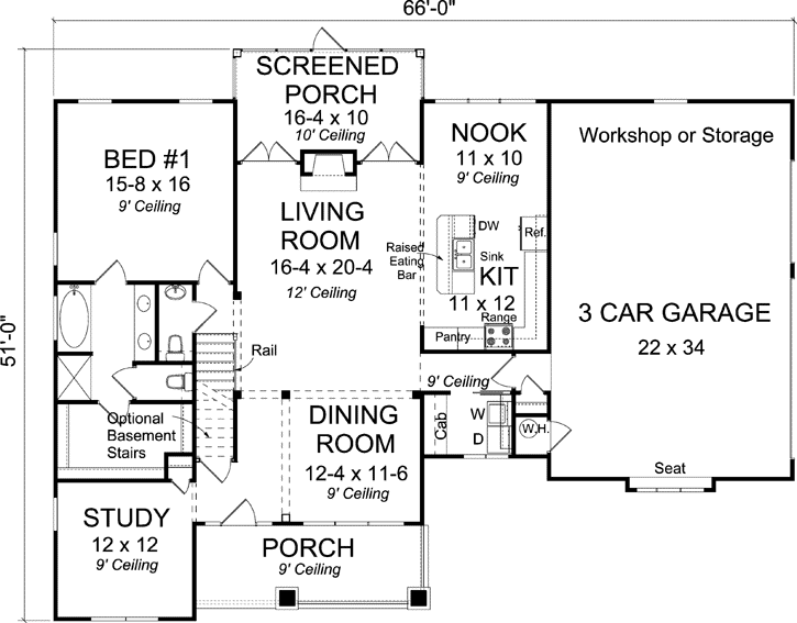 Main Floor Plan: 11-360