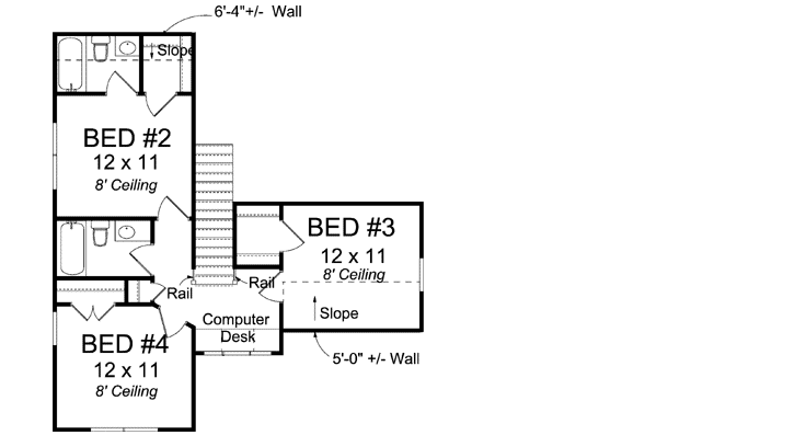Upper/Second Floor Plan: 11-360