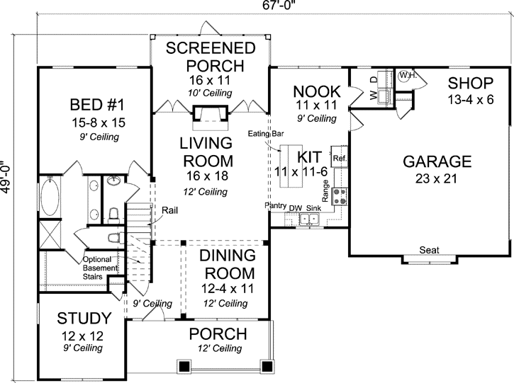 Main Floor Plan: 11-361