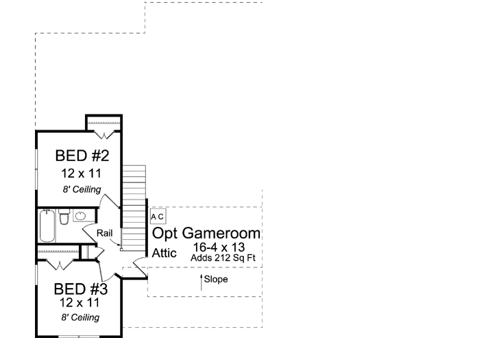 Upper/Second Floor Plan: 11-361