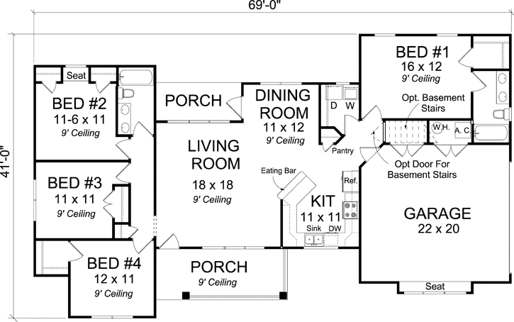 Main Floor Plan: 11-364