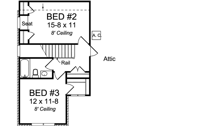 Upper/Second Floor Plan: 11-365