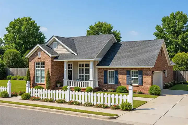 Country house plans 11-366 - front exterior, 1,332 sq ft, 3 bed, 2 bath house plans | Monster House Plans