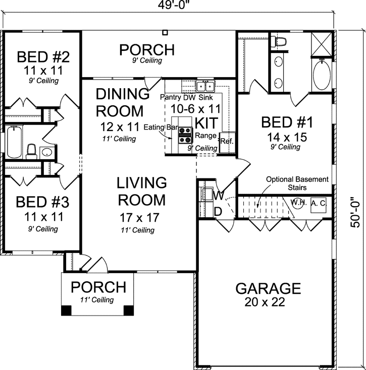 Main Floor Plan: 11-369
