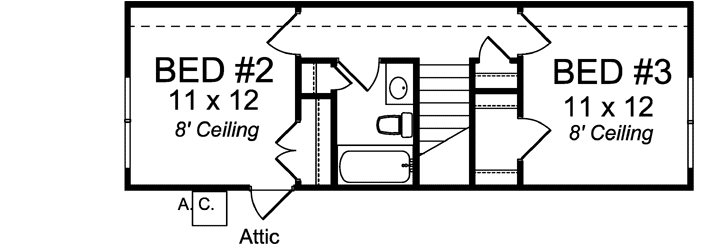 Upper/Second Floor Plan: 11-373