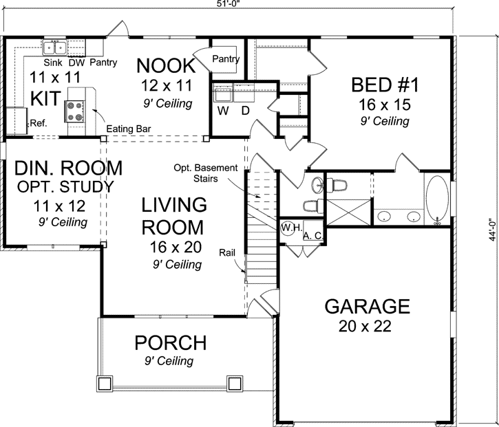 Main Floor Plan: 11-379