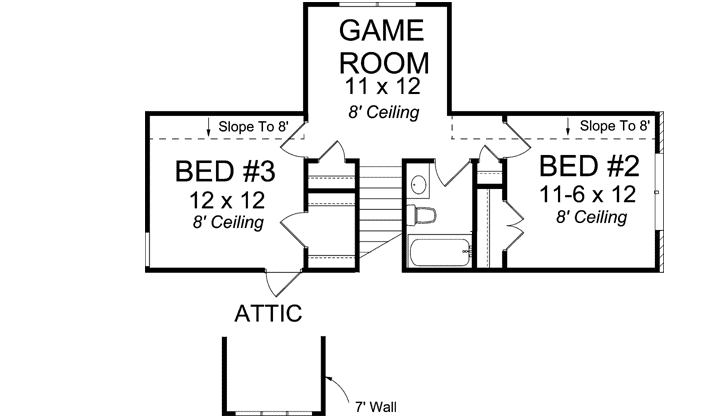 Upper/Second Floor Plan: 11-379