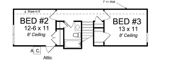 Upper/Second Floor Plan: 11-381
