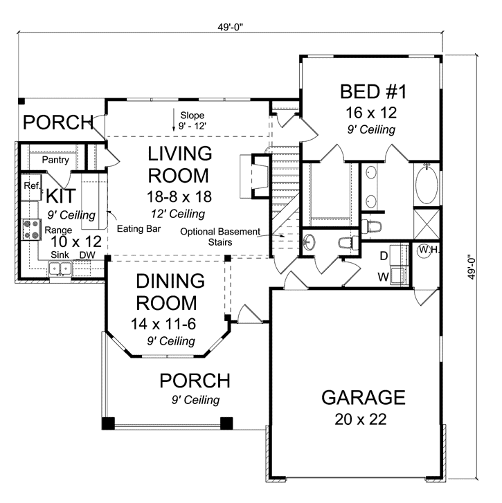 Main Floor Plan: 11-382