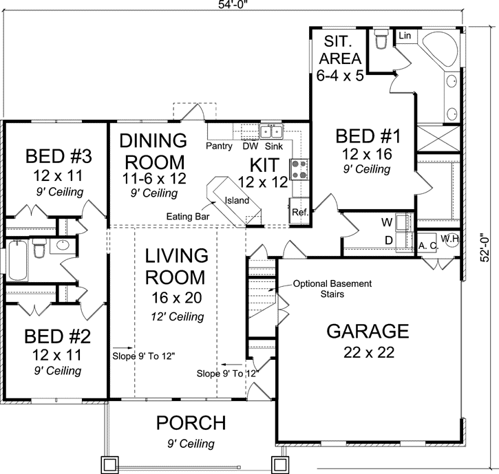 Main Floor Plan: 11-388