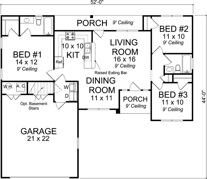 Main Floor Plan: 11-389