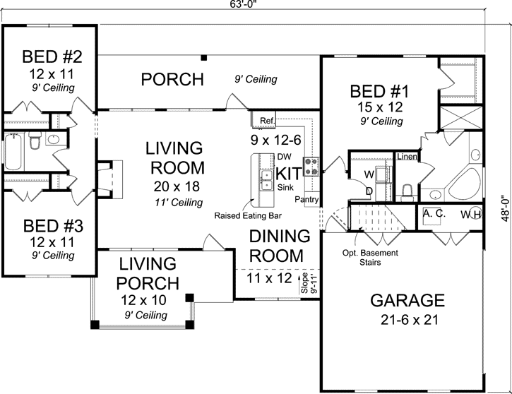 Main Floor Plan: 11-393