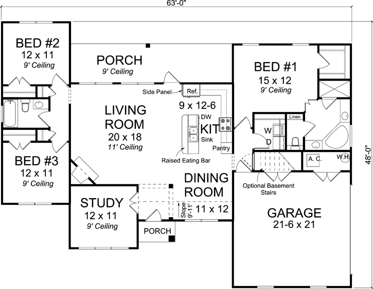 Main Floor Plan: 11-394