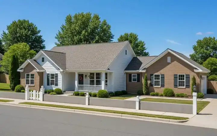 Traditional house plans 11-395 - front exterior, 1,617 sq ft, 4 bed, 2 bath house plans | Monster House Plans