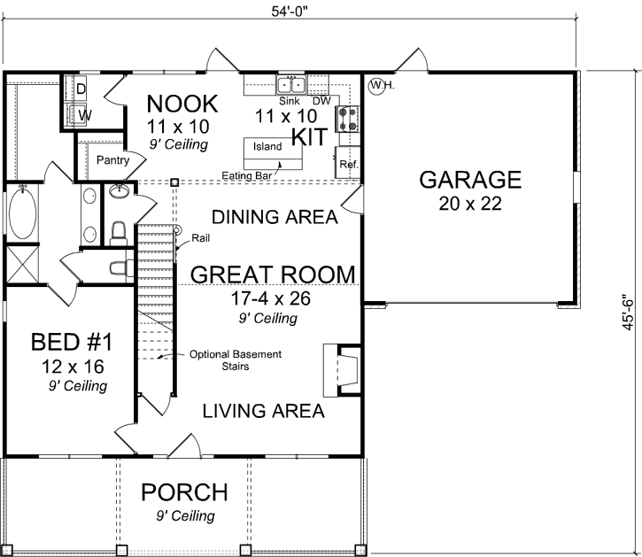Main Floor Plan: 11-400