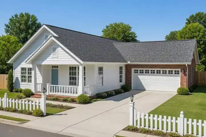 Craftsman house plans 11-401 - front exterior, 1,397 sq ft, 3 bed, 2 bath house plans | Monster House Plans
