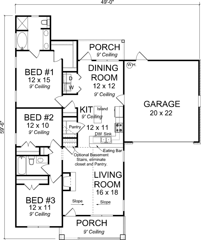 Main Floor Plan: 11-401