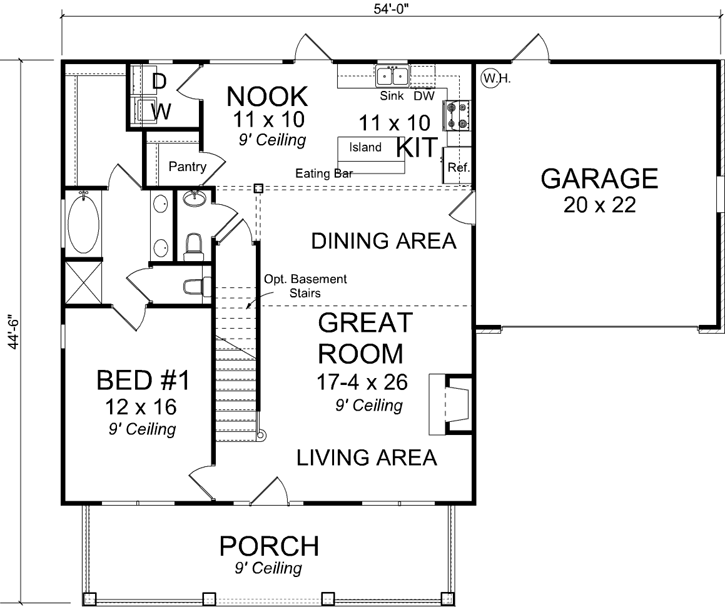 Main Floor Plan: 11-402