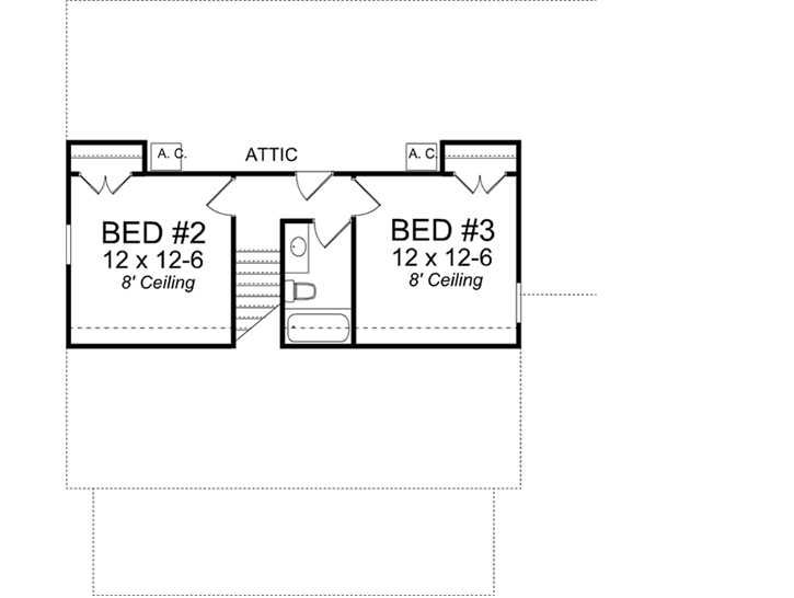Upper/Second Floor Plan: 11-402