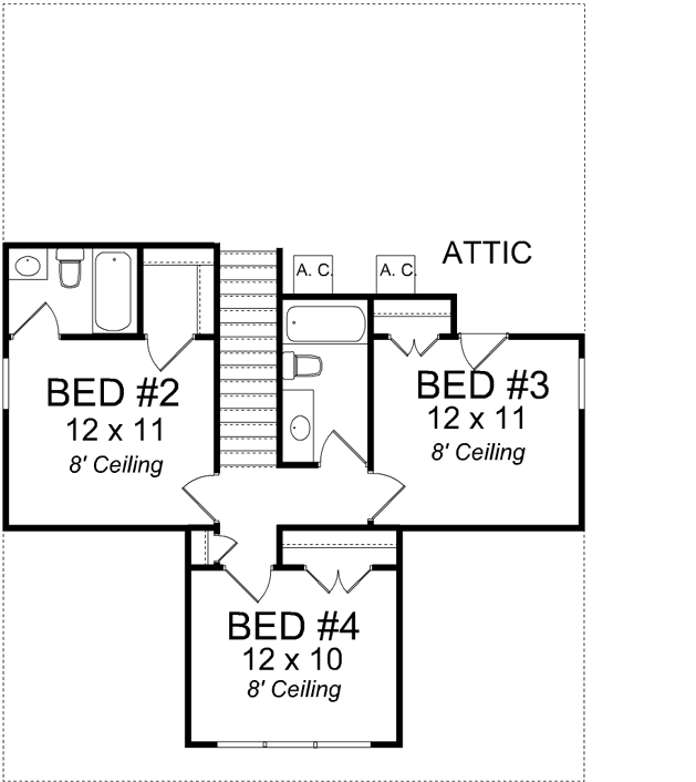 Upper/Second Floor Plan: 11-403