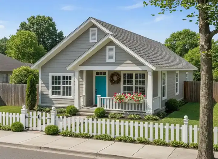 Craftsman house plans 11-404 - front exterior, 1,397 sq ft, 3 bed, 2 bath house plans | Monster House Plans